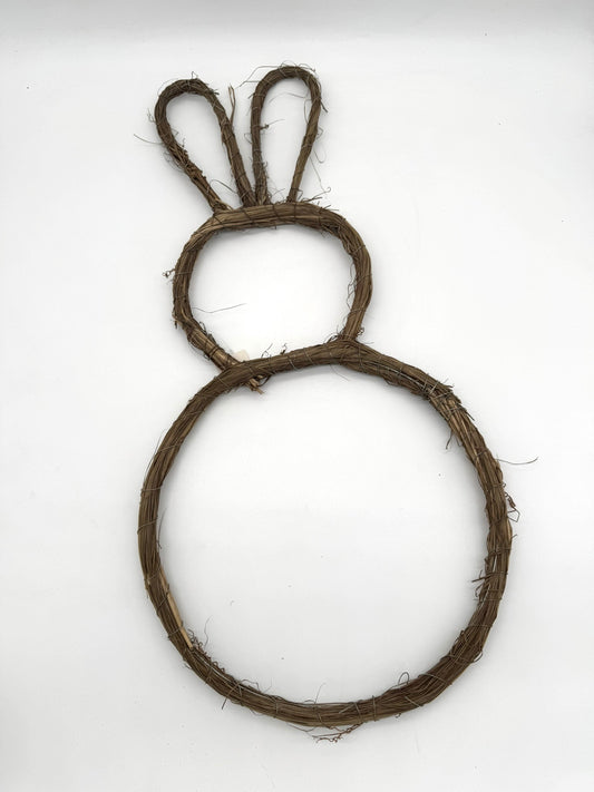 Osterhase Rebe Stroh Heu Tür Wand Deko