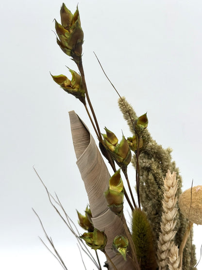 Naturgesteck Kauknochen grün