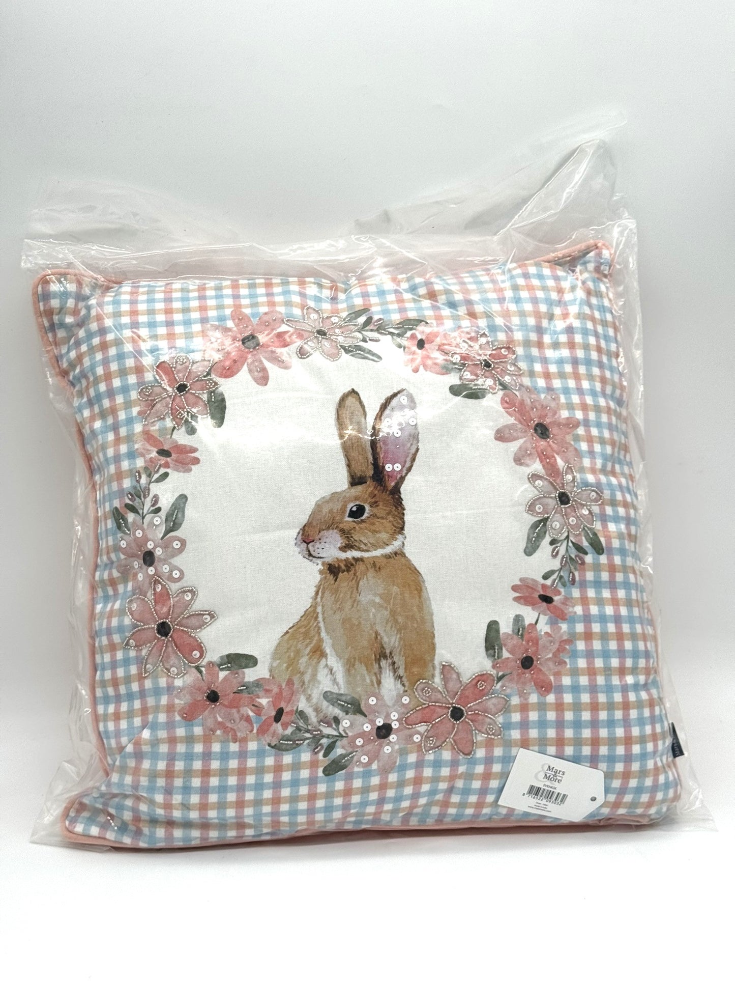 Mars & More Dekokissen Osterhase Pailletten