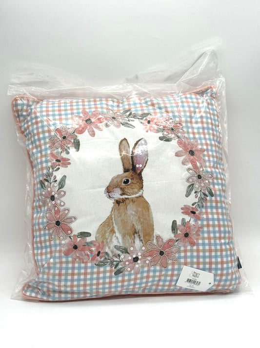 Mars & More Dekokissen Osterhase Pailletten