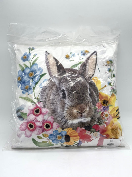 Mars & More Dekokissen Hase in Blumenbeet