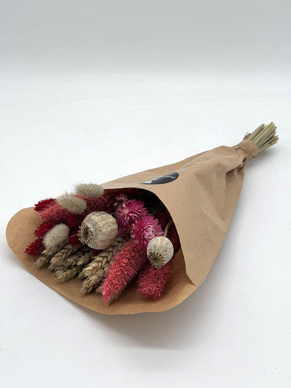 Trockenbund klein rosa pink natur