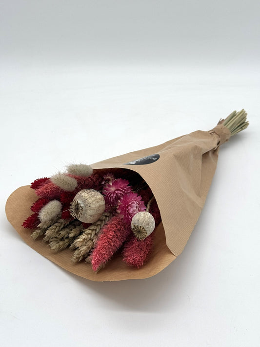 Trockenbund klein rosa pink natur