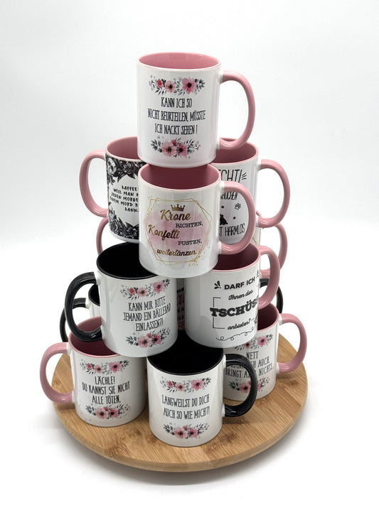 Tasse mit Spruch 1 Stück