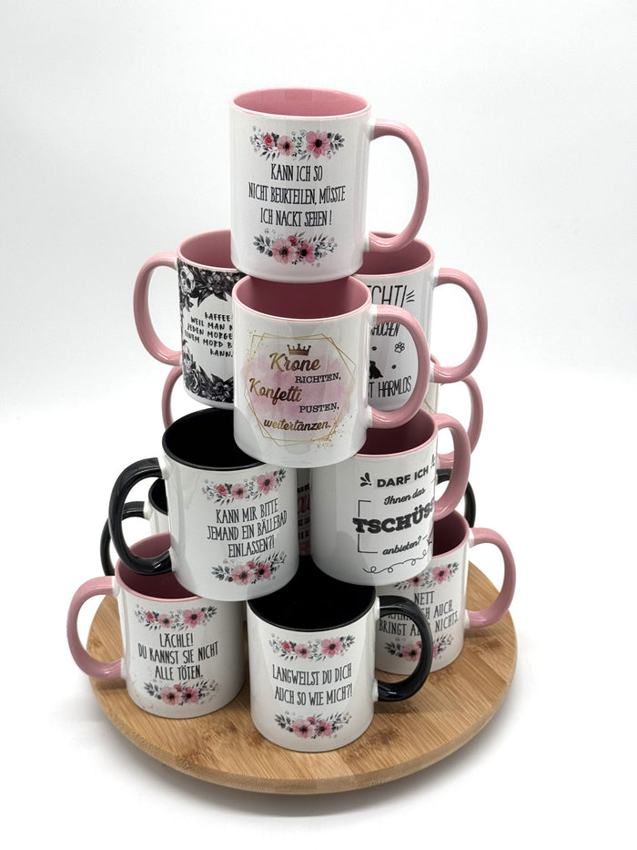 Tasse mit lustigem Spruch 1 Stück