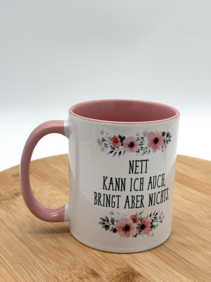 Tasse mit Spruch 1 Stück