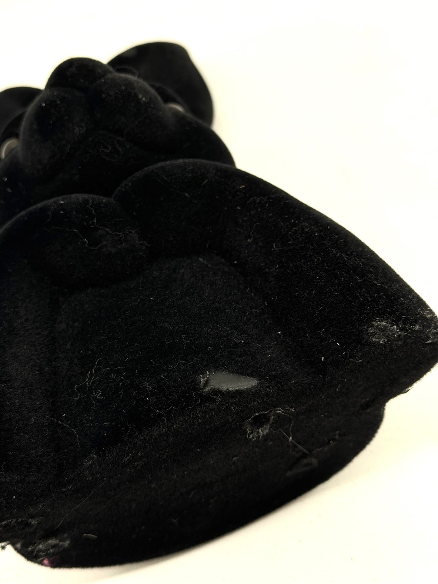 AUSSTELLUNGSSTÜCK Hasenkopf denkend beflockt 27 cm