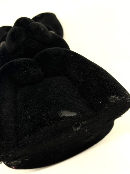 AUSSTELLUNGSSTÜCK Hasenkopf denkend beflockt 27 cm