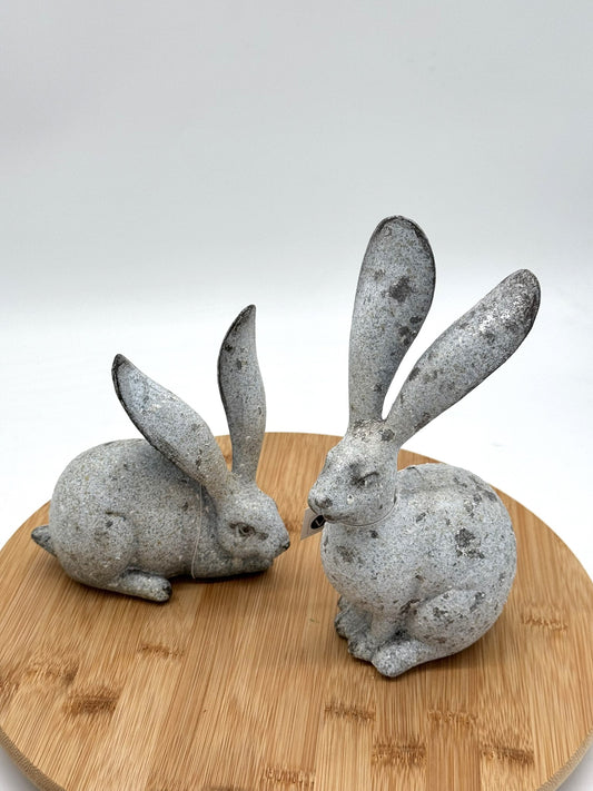 Hase Beton-Optik Shabby Chic 14 cm/ 20 cm 1 Stück