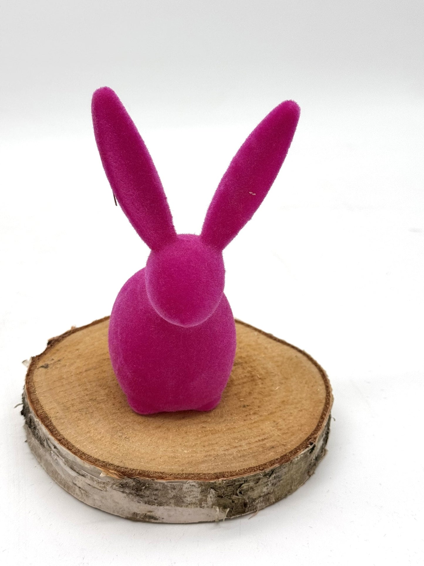 Osterhase 12 cm beflockt 1 Stück