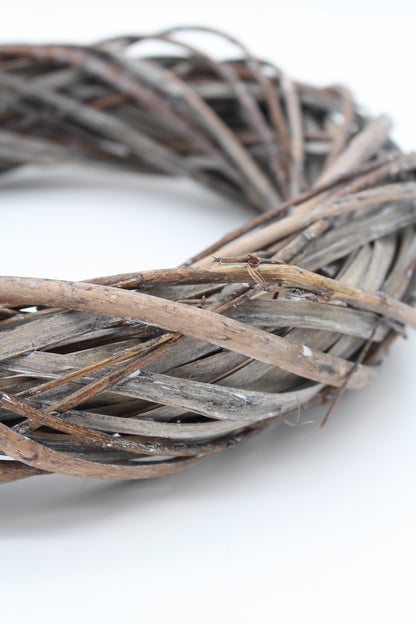 Weidenkranz Natur grau braun 30 cm