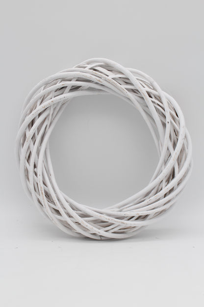 Weidenkranz weiß 30 cm