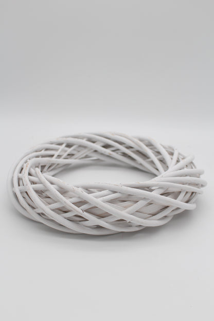 Weidenkranz weiß 30 cm