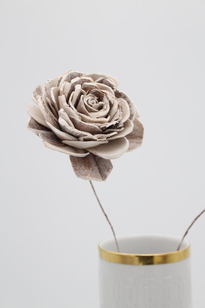 Blüte Sola am Draht camel 2 Stück