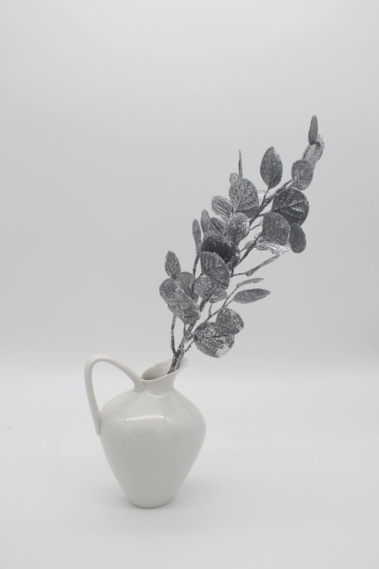 Eukalyptus künstlich Silber Glitzer